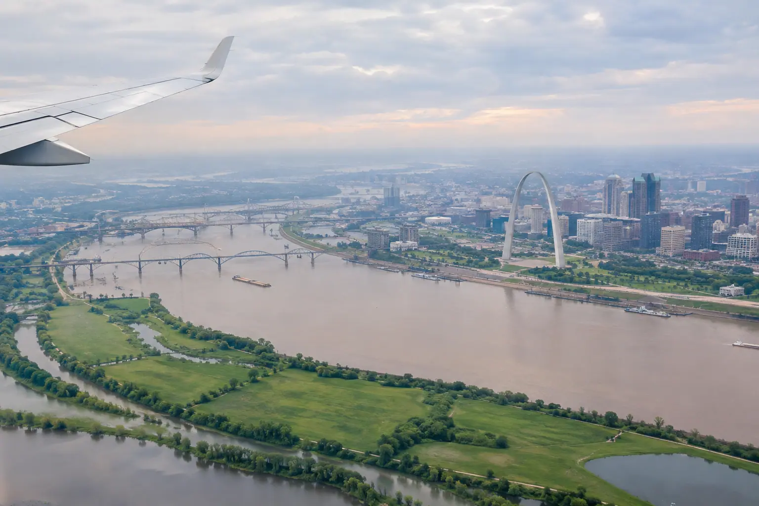 St. Louis from the air