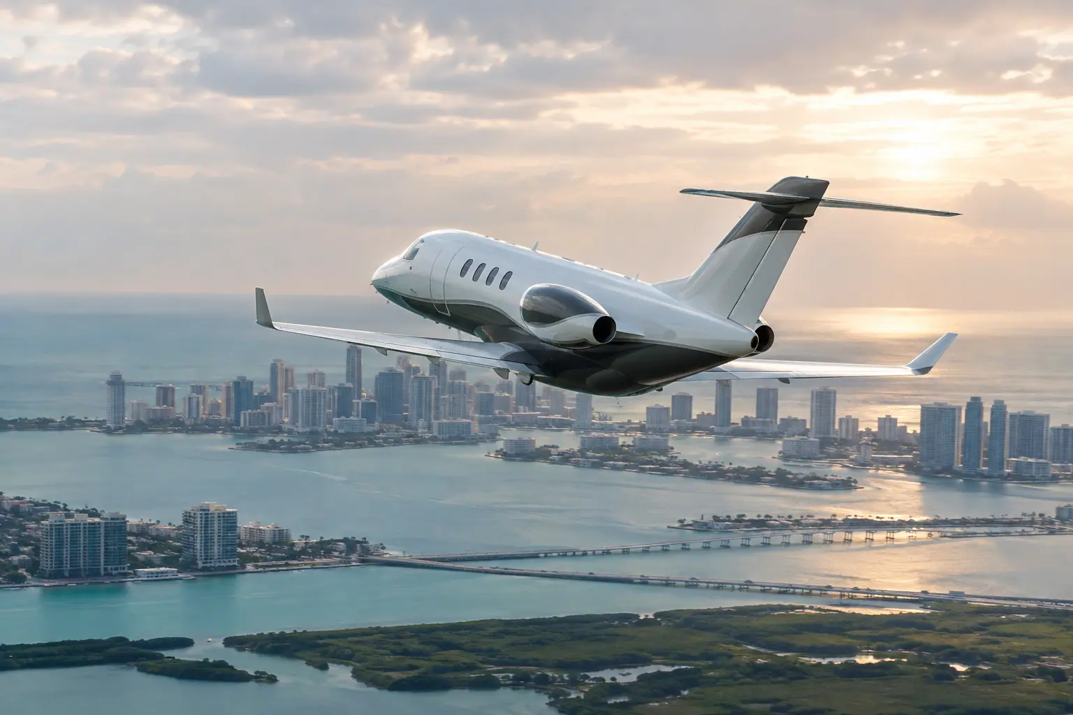 Private jet Miami to Chicago