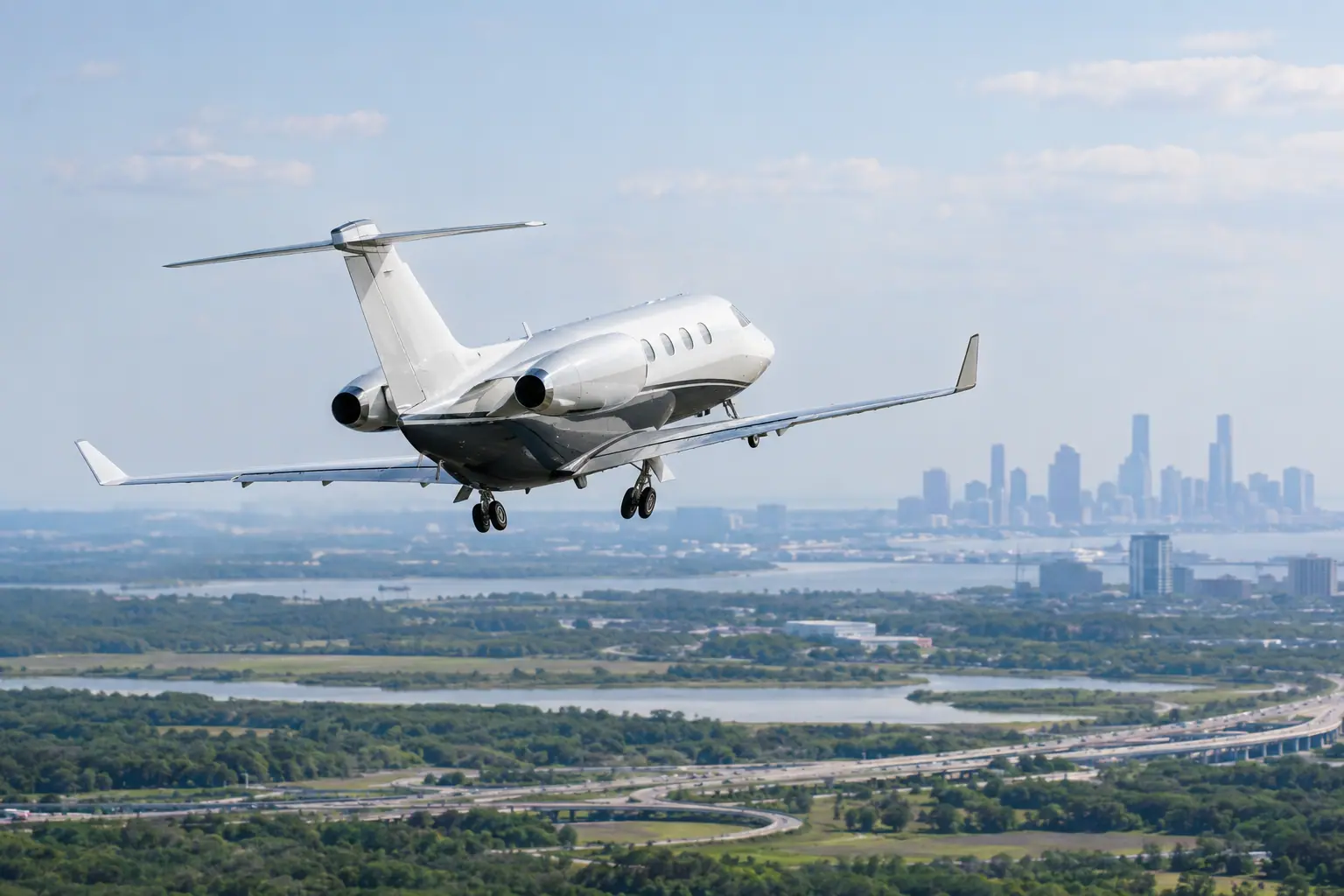 Private jet Houston to Chicago